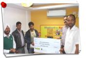 1st MAS Hospitalisation Claim Settlement Cheque of Mr. Salil Kumar Mandal - Agr. No. 2622939 (Jamshedpur Branch), Jarkhand